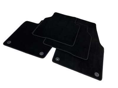 Original Fußmatten VW ID.7 GTX Velours schwarz Premium Teppich Stoff OEM 4 tlg.