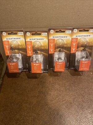 GE Lighting H7-55NH Nighthawk Replacement Bulbs, 4-Bulbs