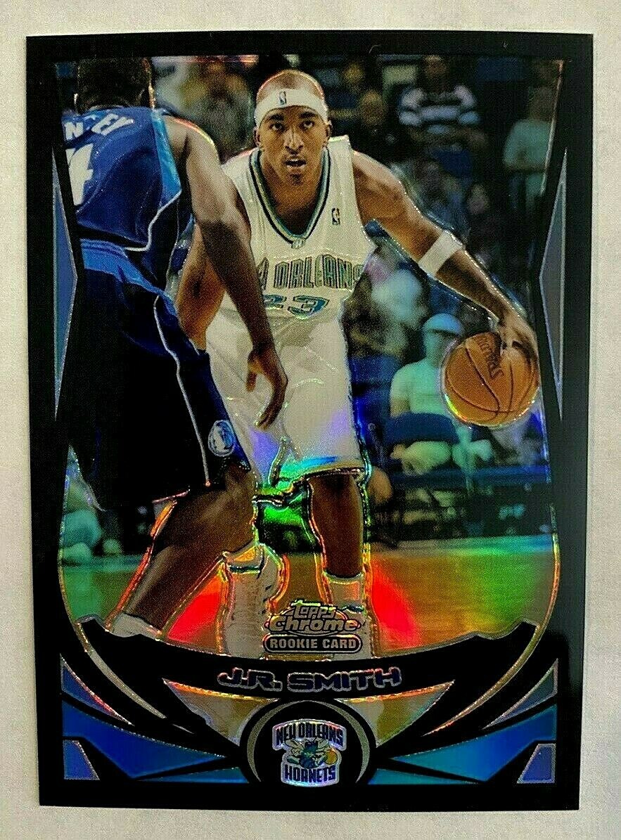 2004-05 Topps Chrome J.R. Smith RC #183 BLACK Refractor 021/500 !!!  LAKERS JSY#