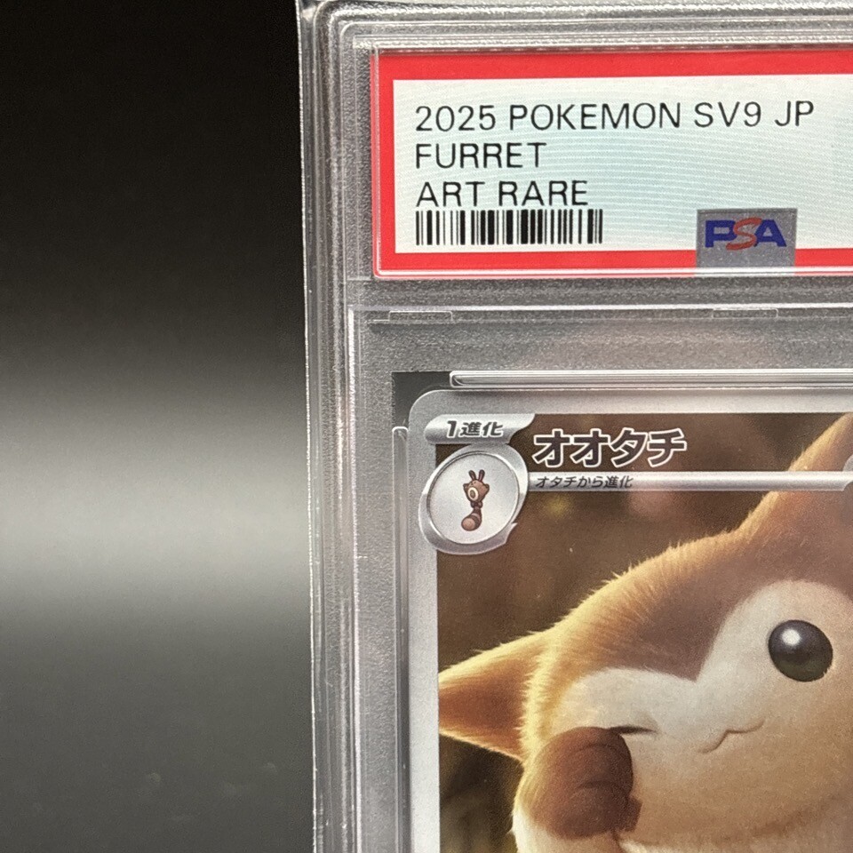 Scarlet & Violet Furret Card Furret AR 110/100 Full Art Pokemon Card - Japanese SV9 Battle Partners Near Mint Pet Ferret Scarlet & Violet Furret Card Furret AR 110/100 Full Art Pokemon Card - Japanese SV9 Battle Partners Near Mint Pet Ferret