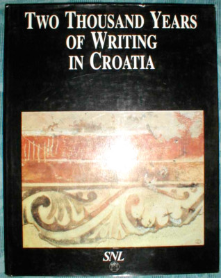 Book TWO THOUSAND YEARS OF WRITING IN CROATIA