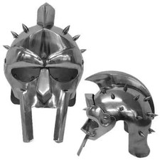 Medieval Helmet of the Spaniard Maximus Roman Gladiator 20 Gauge Replica Gift