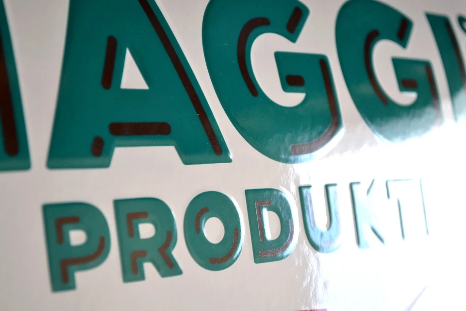 Plaque émaillée MAGGI potages bouillon alimentaire - Photo 4/4