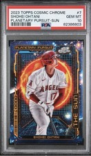 2023 Topps Cosmic Chrome - Planetary Pursuit Shohei Ohtani #pps-7 Sun