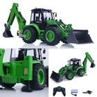 HUINA 1/14 9CH 1579 2.4G Radio Control Backhoe Excavator Loader Model Sound RTR — photo 6
