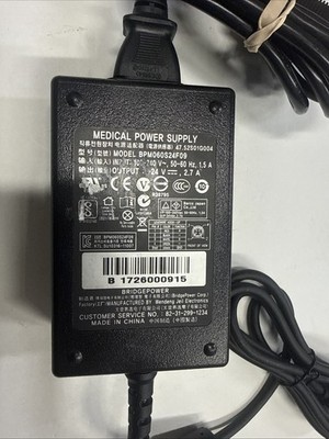 MEDICAL POWER SUPPLY BPM060S24F09  24V  2.7A BRIDGE POWER