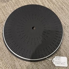 GARRARD GT-35 ORIGINAL PLATTER WITH RUBBER MAT - VERY GOOD CONDITION