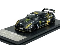 My Model Collect Nissan GT-R R35 LB-SILHOUETTE Monster Black Matte 1:64 NEW