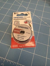 DREMEL METAL CUTTING CUT OFF WHEEL EZ456 EZ LOCK CUTTING 1 1/2" **5 PIECES**