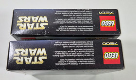 NOT MINT LEGO Star Wars Final Duel I and II 7200 and 7201 New Sealed 2002