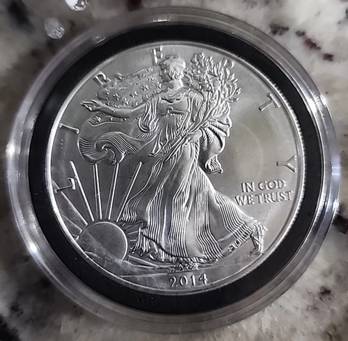 2014 American Silver Eagle Uncirculated 1oz .999 Fine Silver (A-2)