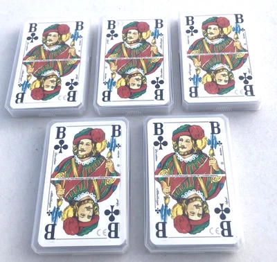 ASS ALTENBURGER 5 Skat Skatkarten Karten Spiele PVC Box Großer Index Französisches Blatt ASS Neu