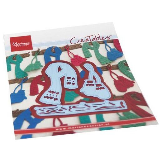 Marianne Design Creatables Cutting Dies - Mittens & Scarf Set LR0686