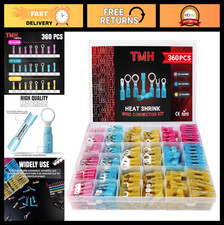 360 Pcs Crimping Tool Set for Heat Shrink Connectors, Waterproof Butt  Splice A
