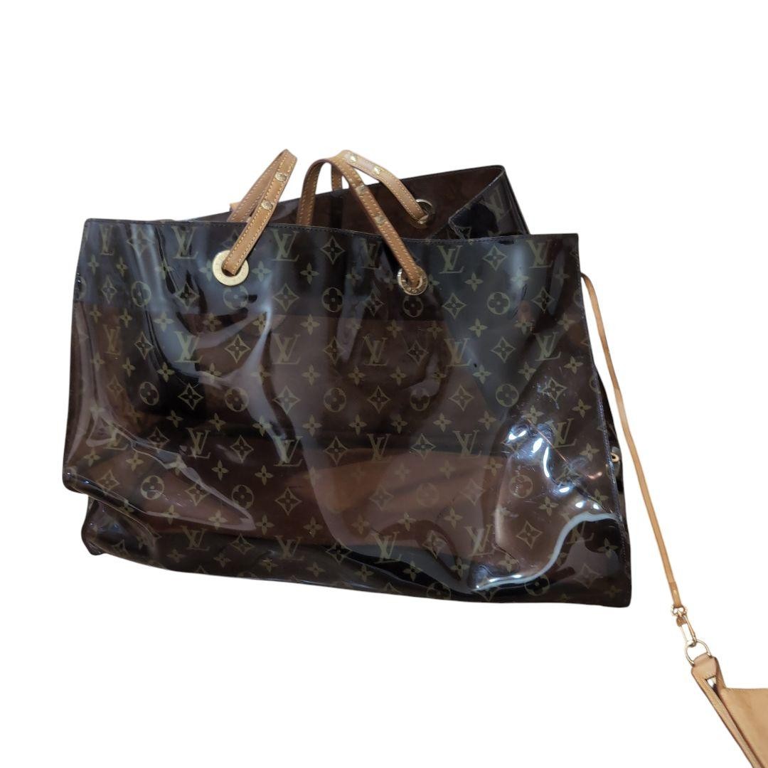 Louis Vuitton Monogram Vinyl Brown Cabas Cruise GM M50500 Tote Bag