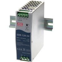 Mw Mean Well SDR-120-24 Hutschienen-Netzteil (Din-Rail) 24 V/Dc 5 A 120 W Anzahl