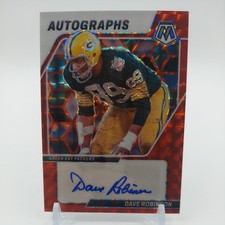 2024 Mosaic Dave Robinson Autographs Red Prizm /199 Packers Legend!