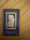 PAMP Suisse Fine Silver Bar 1 Ounce 999.0