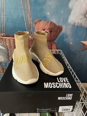 Love Moschino Damen Sock Snickers Gold Gr 38