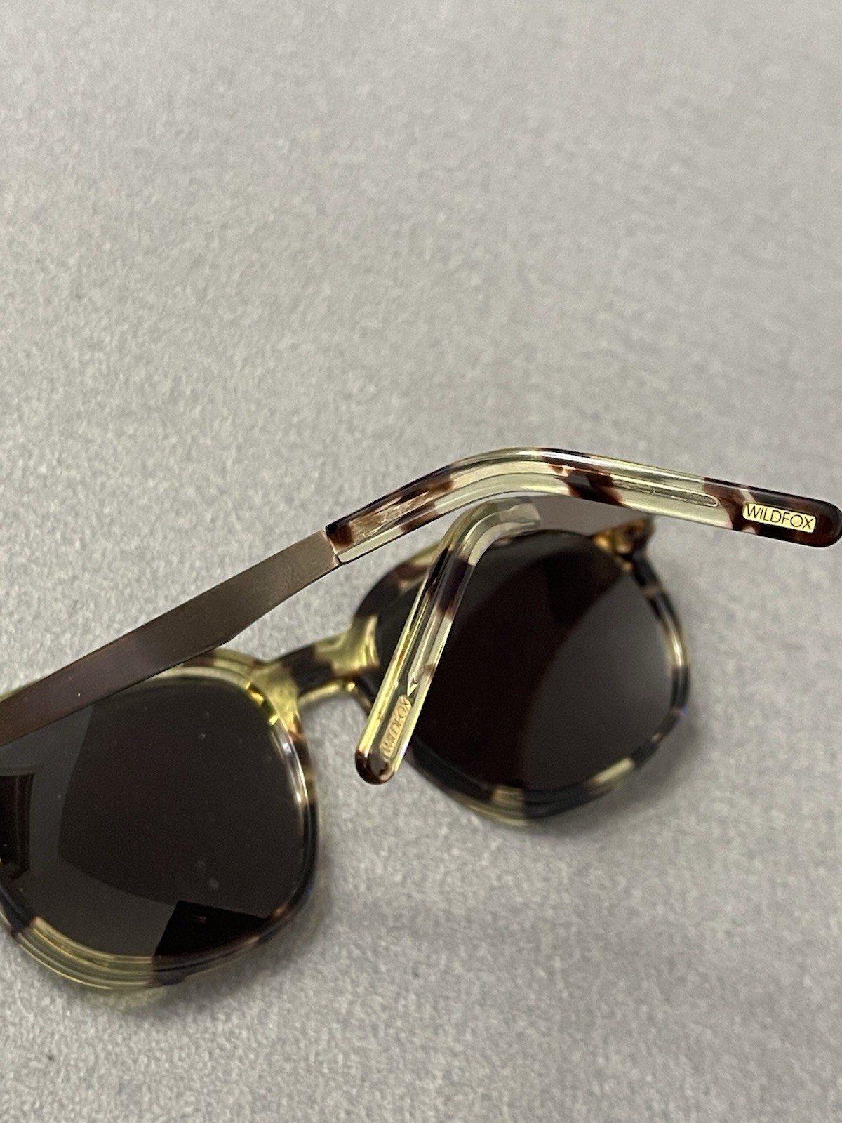 WILDFOX GEENA Woman SUNGLASSES Tortoise Shell Frame 100percent UV Size S image 5