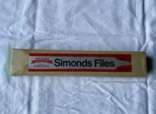 Vintage Simonds Files Slim Taper Box Of 6