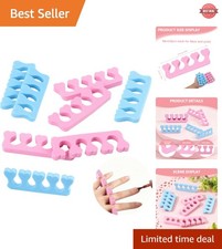 8 Heart-Shaped High-Density Foam Toe Separators - Versatile Nail Art Helpers