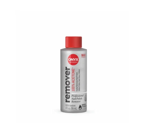 ONYX Professional 100% Pure Acetone Maximum Strength Nail Polish Remove, 4 fl oz