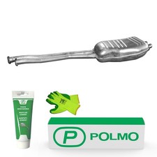 POLMO Auspuff Endschalldämpfer mit E-Prüfzeichen /520