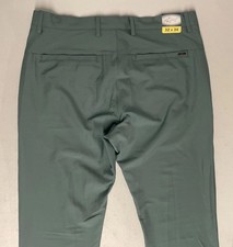 GREG NORMAN Men's Stretch Flex Waist ML75 Performance Chino Pants GREEN 32x34