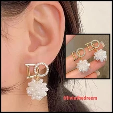 I Do Gold Dangle Earrings