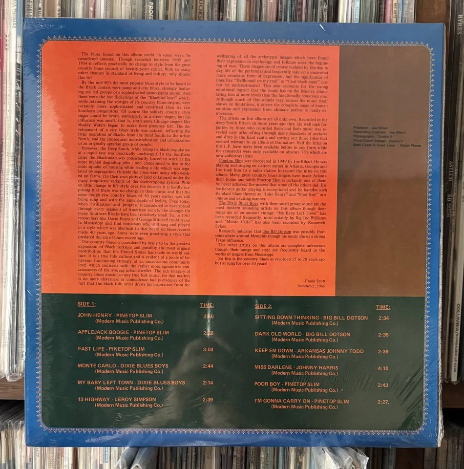 Blues From The Deep South Lp Us - Image 2 of 4