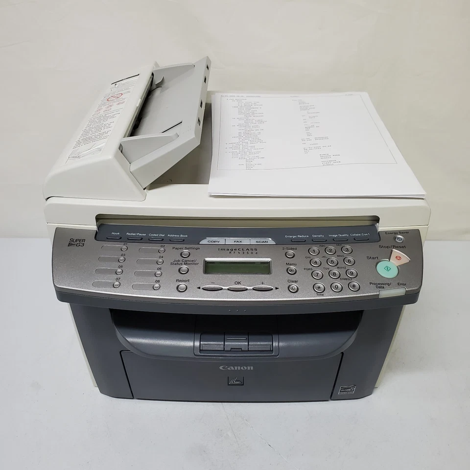 Impresora láser mono Canon MF4350d SIN TÓNER 16K páginas REPARADA *SIN BANDEJA ADF**** Foto 2 de 4