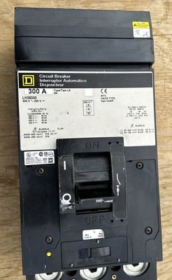 LH36300 Square D 3-Pole 300A 600V Circuit Breaker