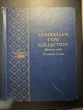 Whitman Album #9527~Australian Type Collection Bronze & Decimal Album