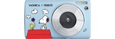 Peanuts Fotocamera Compatta 30 MP Zoom Digitale 8x Display IPS 2.4" Blu YASHICA