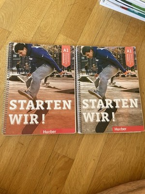 Hueber Starten Wir! A1   Kursbuch + Arbeitsbuch, 2 Bücher Deutsch als Fremdspr.