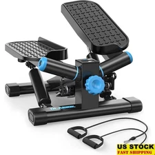 Twist Stepper W/ Resistance Bands Home Exercise Compact Cardio Workout New