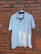 Tommy Bahama Polo Shirt XL Tall Gray Modal Blend Short Sleeve C3