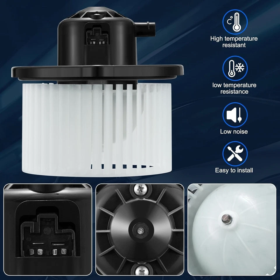 Front HVAC Heater Blower Motor w/Fan For 11-17 Mitsubishi Outlander Sport 75848 Foto 3 de 4