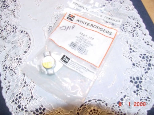 White Rodgers 3F01-110 Snap Disc Fan Control Fixed Setting 90/110F Deg Open/Cls