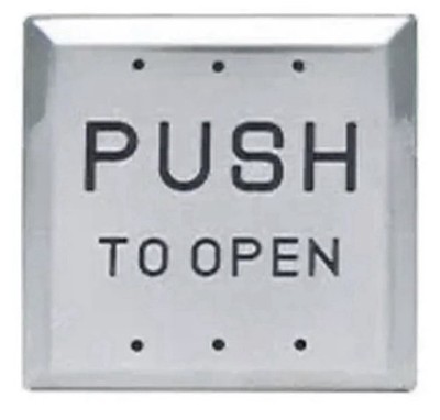 SDC 482A4U Square ADA Push Plate Switch SPDT