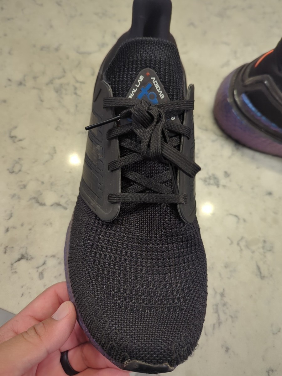 Adidas EG1341‎ UltraBoost 20 x ISS US National Lab Blue Boost Men\'s 9 US/8.5 UK Adidas UltraBoost 20 x ISS Black w/ Blue Boost Men main image 3