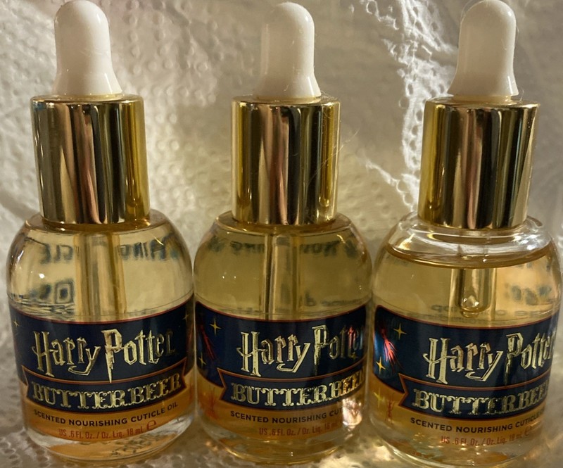 ORLY Harry Potter BUTTERBEER Nail Care-Scented Nourishing Cuticle Oil LOT OF 3!!