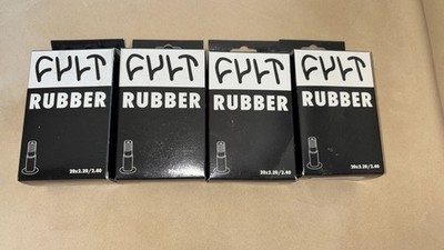 4x CULT ''BMX'' SCHLAUCH - 20 ZOLL - SCHWARZ - SCHRADER