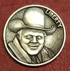 HOBO Nickel Bonanza Hoss Made from a Real US Buffalo Nickel