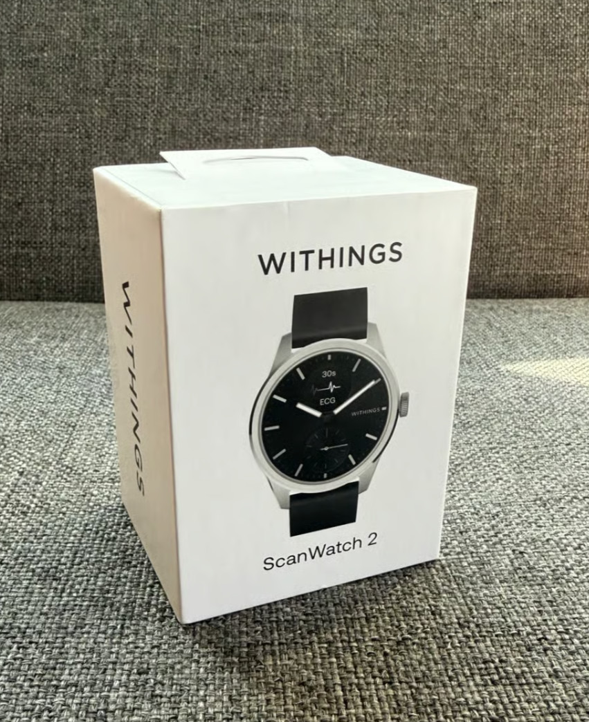 Withings ScanWatch 2 42mm Hybrid Smartwatch – Black | Health Tracking & ECG