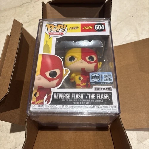 Funko Pop Reverse Flash The Flash #604 3500 PCS LE Gemini + Protector IN HAND