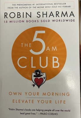 5AM Club : Paperback Own Your Morning. Elevate Your Life by Robin Sharma