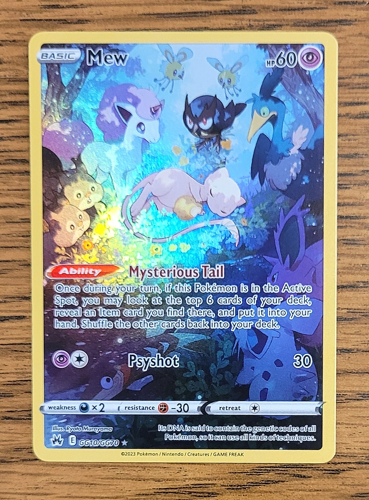 Mew GG10/GG70 - SWSH: Crown Zenith: Galarian Gallery - Pokemon Card - Holo - NM