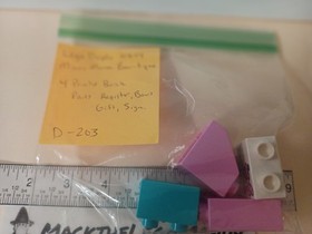 Lego Duplo 10844 Minnie Mouse Bow-tique 4 Printed Brick Parts Only